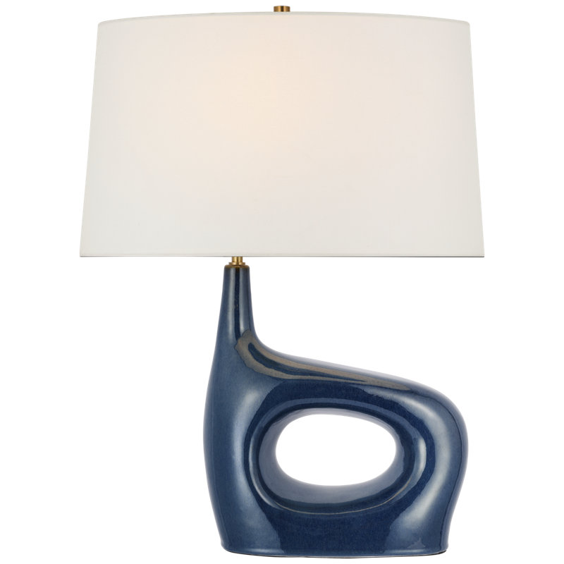 Sutro Table Lamp, Mixed Blue Brown