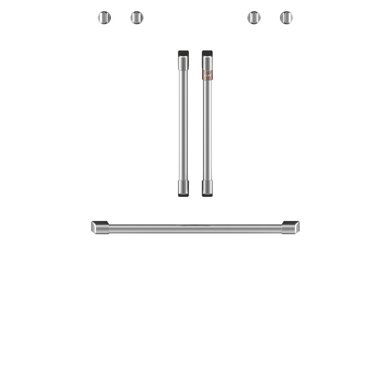 Wall Oven Handle Kit, Brushed Stainless