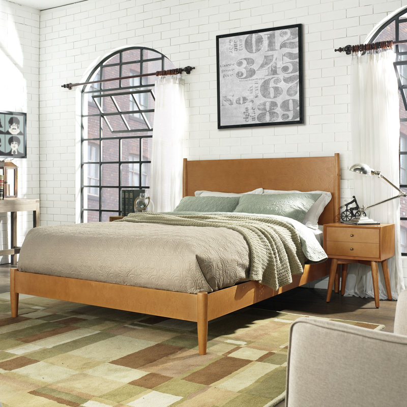 Easmor Solid Wood Piece Bedroom Set
