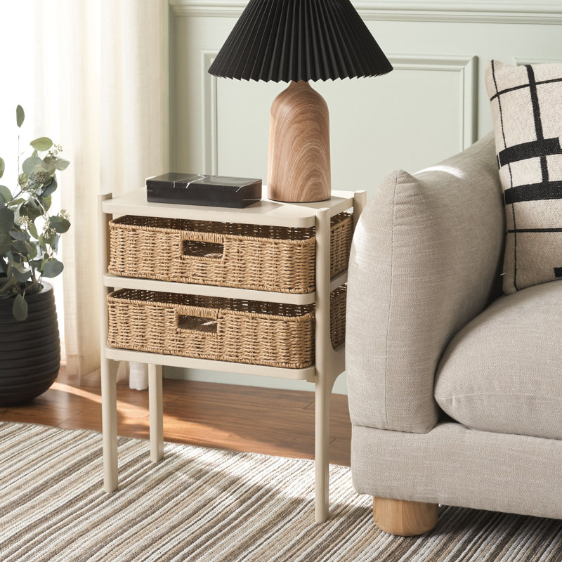 Assanti 2 Draw Accent Table, Sand