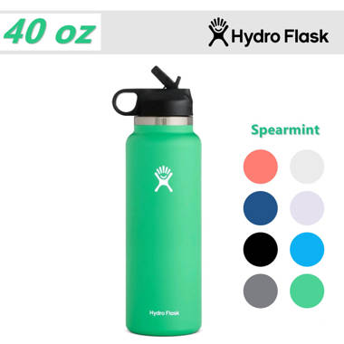 CCYMI Hydro Flask 32oz Wide Mouth Water Bottle with Straw Lid