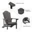 Chaise Adirondack en plastique Keysville-547142410