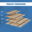 Planche de sommier en bois pliable 0,19 po Terilee-1359345988