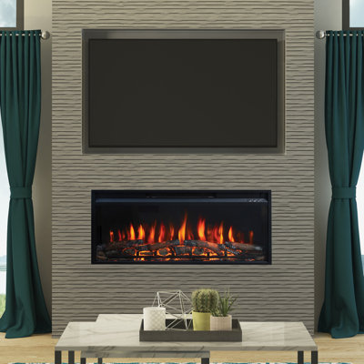 Rodwell 36” Inset Wall Mounted Electric Fire