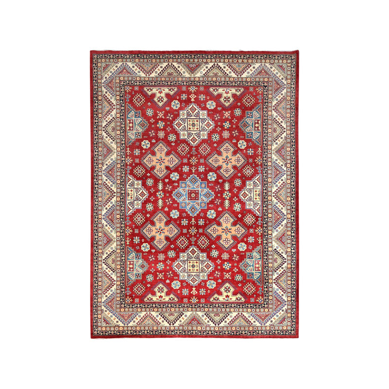 Tapis oriental très doux en laine noué à la main 10 pi 1 po x 13 pi 9 po E63BA533CB4A4BD6A98D243491AF25A2