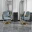 Chaise de salon hydraulique pivotante à 360 ° (paquet simple)-255199684
