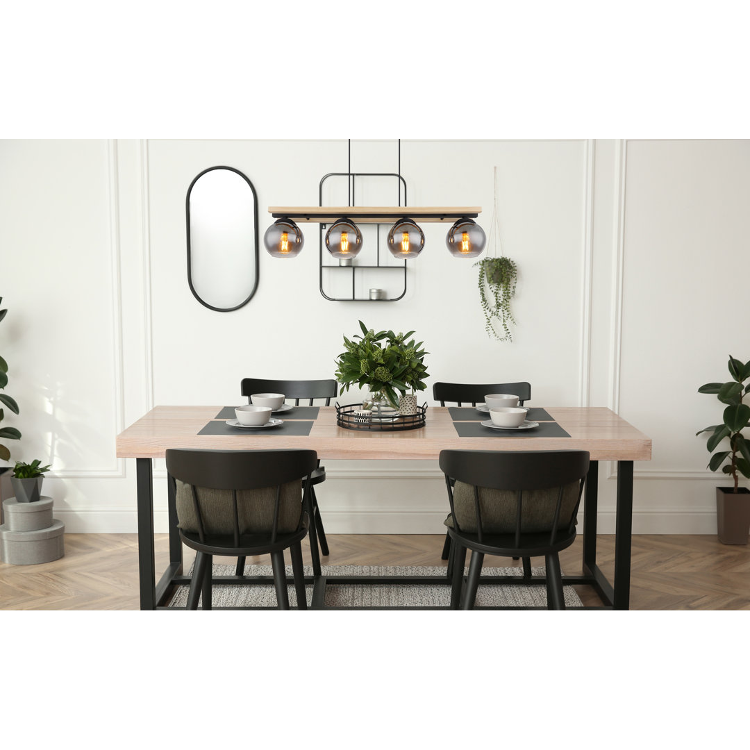 Towlson Linear Pendant Light Set, 4 Lights