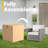 Cassville 8 - Person No Assembly Required Outdoor Conversation Set, Patio Wicker Sectional Seating Group with Cushions, All Weather Sofa Set with Optional Fire Pit Table for Garden Backyard-109048746-93092040