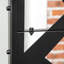 Briege 198cm H x 122cm W Steel Fence Panels Included