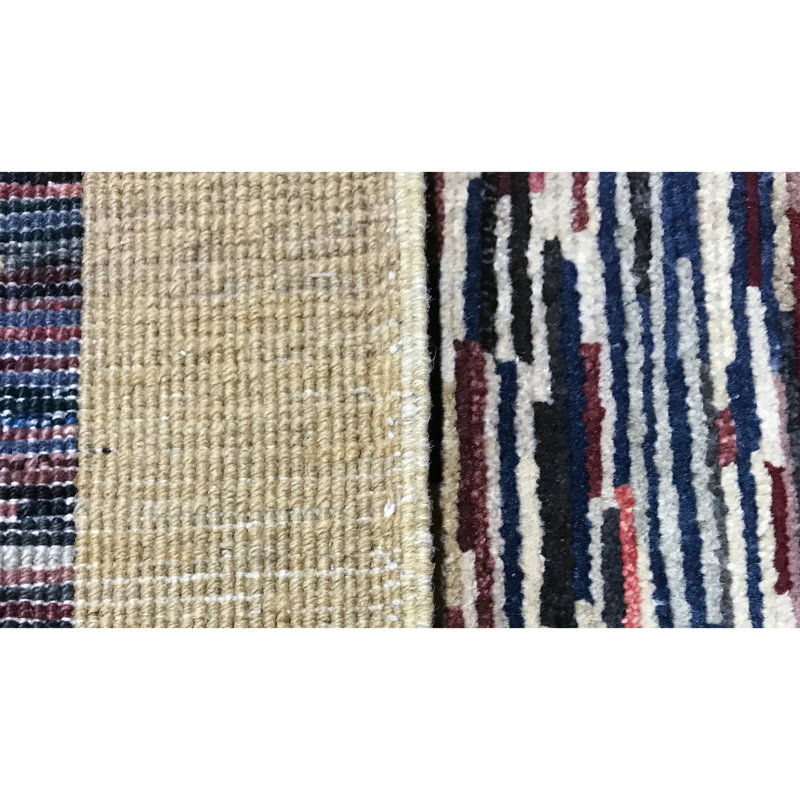 Hand-Knotted High-Quality Purple Area Rug