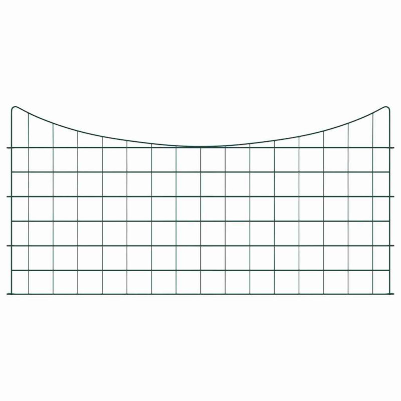 50cm H x 100cm W Steel Border Fencing Included