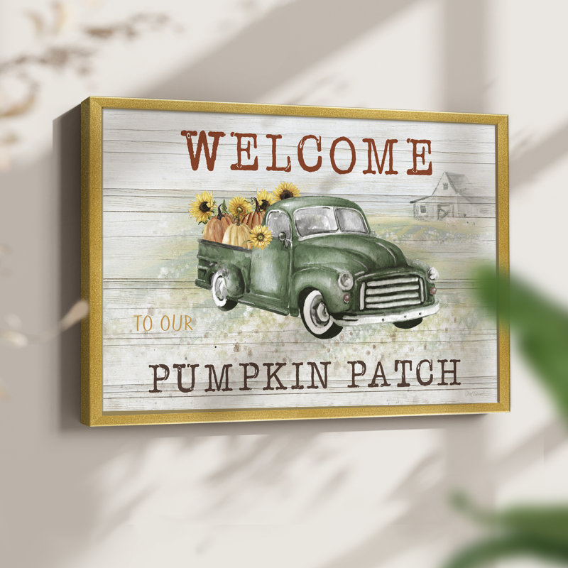 Pumpkin Patch -Framed Print - Restickable, 8" H x 10" W