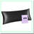 Silk Haircare Pillowcase & Body Cover Set - 20x54 Black, Hidden Zipper, Mulberry Silk, Silk Pillowcase, Double-Sided Silk Cover