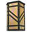 Santa Fe Bronze Flush Mounted Sconce