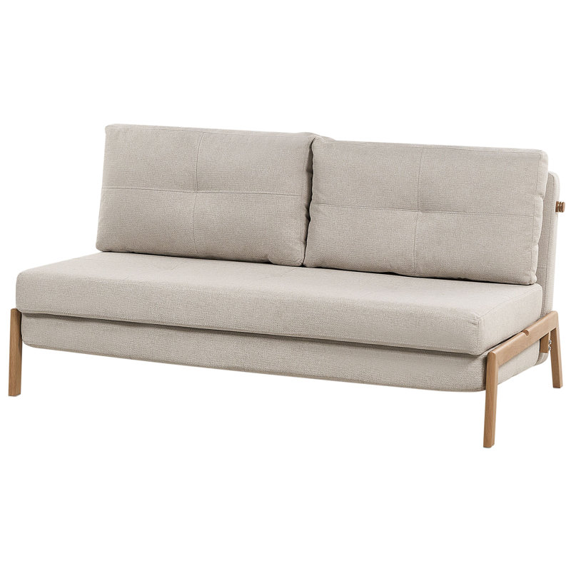 Axton 2 Seater Sofa Bed, Beige, Linen