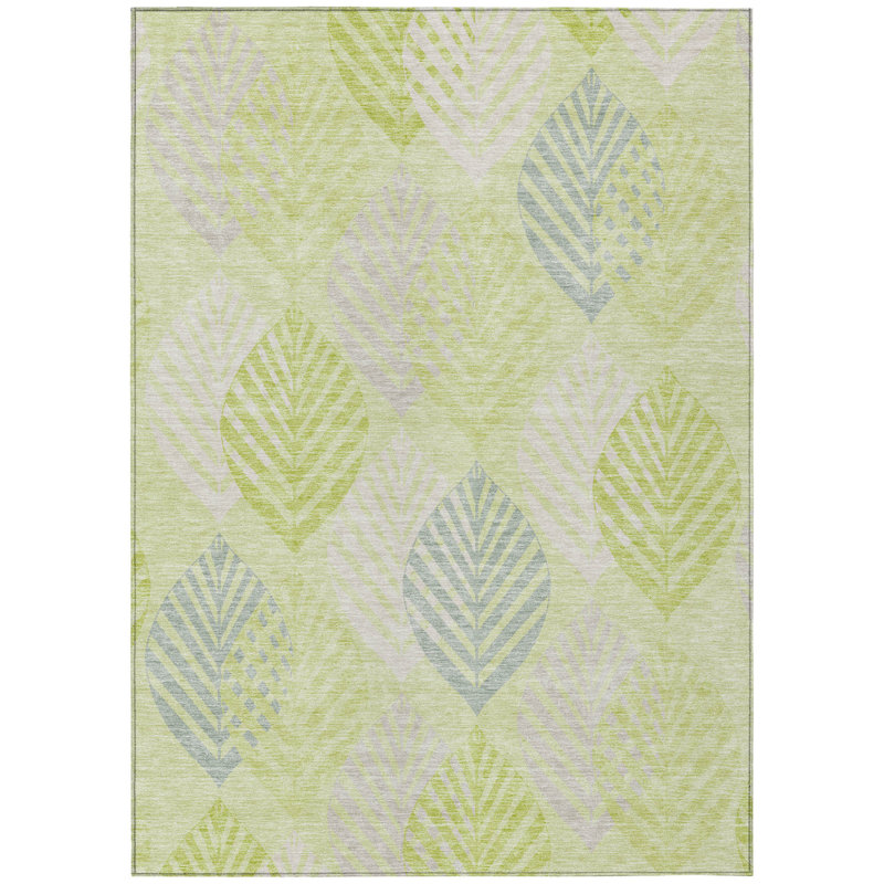 HomeRoots Rectangle Machine Woven Area Rug