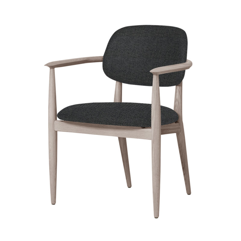 Chaise Slow de Space Copenhagen, Chêne naturel, Revive 1164