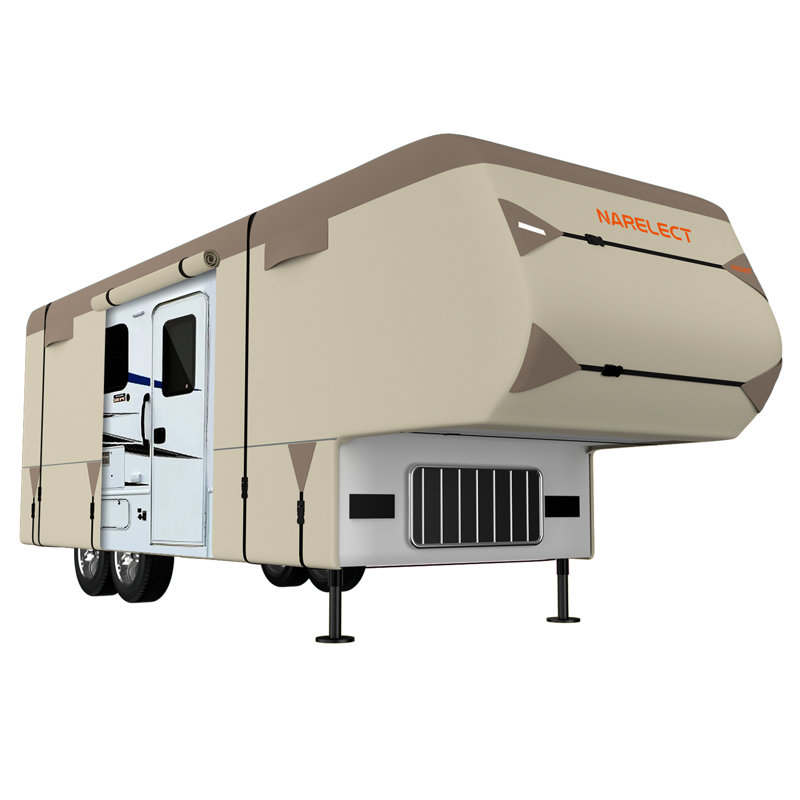 Mildew Resistant RV Cover By NARELECT, 121" H x 102" W x 414" D