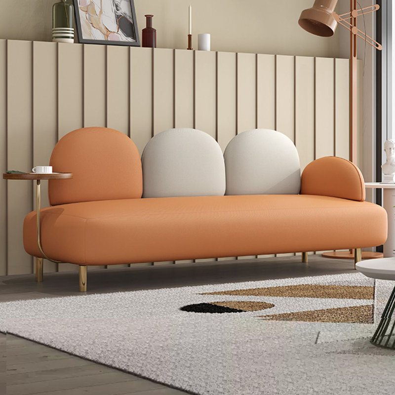 Méridiennes d'intérieur avec plateau Modern Creative, Orange, Orienté à droite