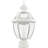 Outdoor Post Lantern Pendant Light Fixture with Clear Beveled Glass Shade-101230952