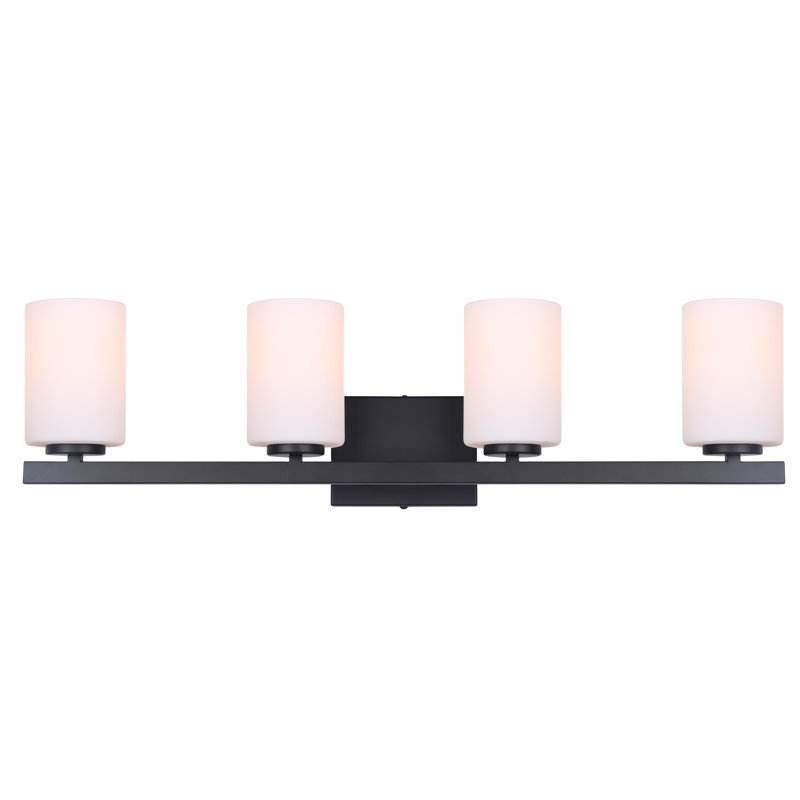 Lolethia 4 - Light Dimmable Vanity Light, Matte Black