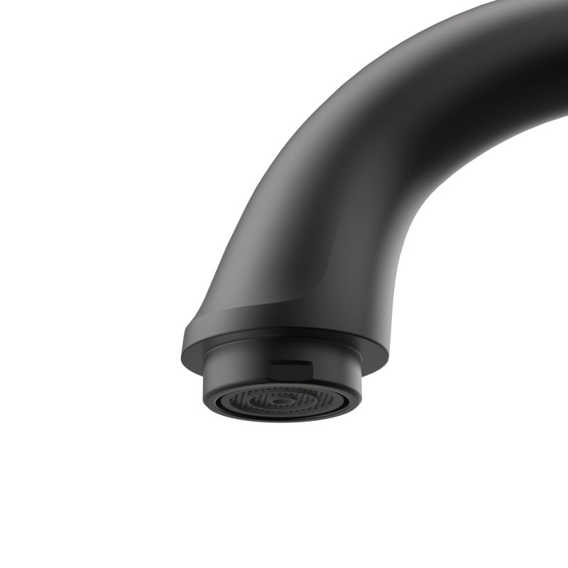 2-handle Bathroom Faucet with Drain Assembly, Black