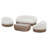 Willow 4Pc Upholstered Woven Patio Deep Seating Conversation Set