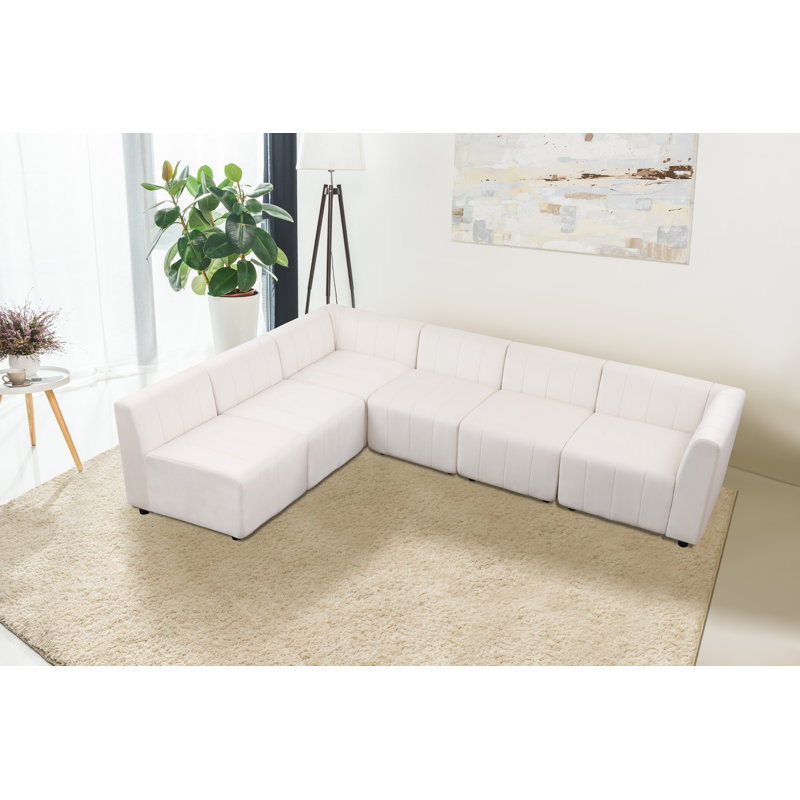 Agaran Upholstered L-Shaped Sectional Left Hand Facing