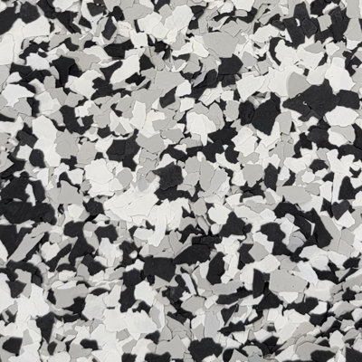 Armor Epoxy Floor Flakes - 40 Lb - Frosted Noir