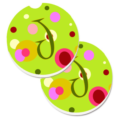 Sous-verre Initiale Monogram