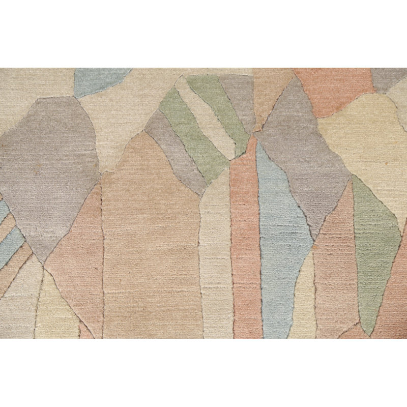 One-of-a-Kind 5'8" X 8'9" New Age Wool Area Rug in