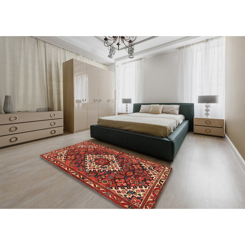 Tapis oriental oriental / noir / crème, Rectangle 5 pi x 7 pi