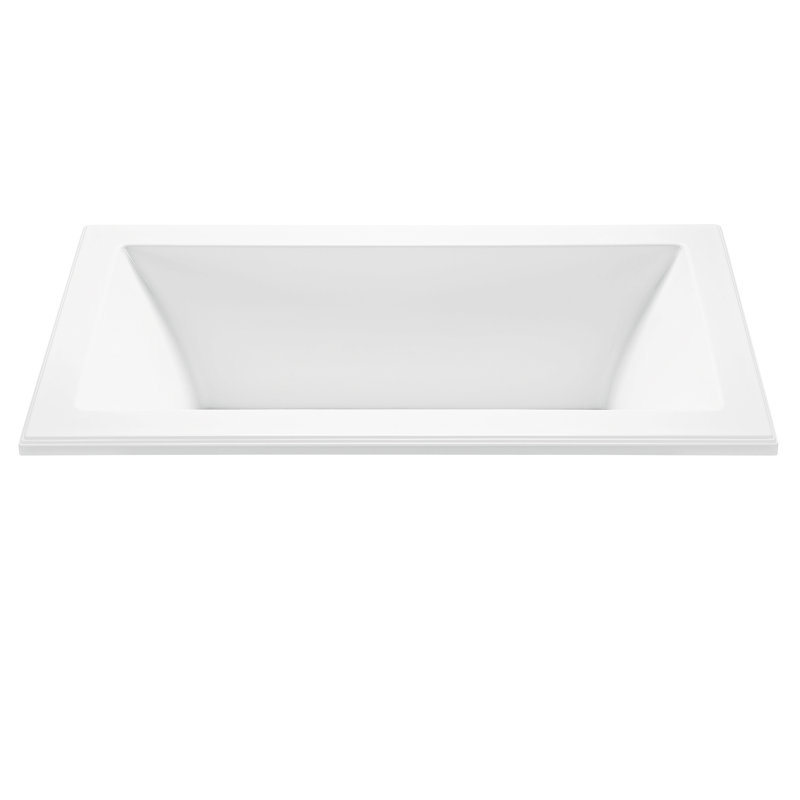 MTI Solutions 65.625" Whirlpool Bathtub, White