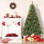 Arbre de Noël artificiel pin vert 7 pi avec 400 lumières blanc chaud