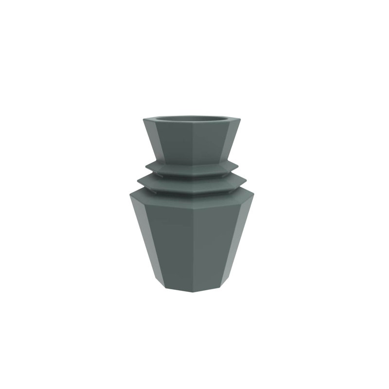 Origami - Hinoki Planter, Green, 31.5" H x 20.25" W x 20.25" D