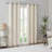 Basketweave Room Darkening Curtain Panel Pair With Thermal Foam Backing For Energy Efficiency And Noise Reduction-1248796123
