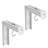 Mount-It! Projector Screen Wall Mount L-Brackets, Wall Hanging Bracket For Home Projector & Screens