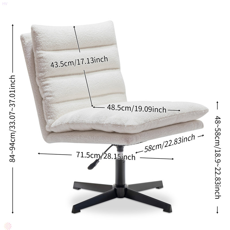 Fauteuil d'appoint pivotant à 360 ° Teddy, Beige