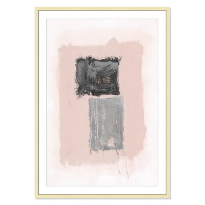 Thomasin Pink, Black And Silver Shimmer II On Paper by Joss & Main Print