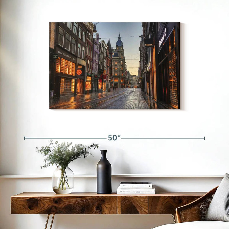 Rue Nicci Leidsestraat, H 24 po x l 36 po