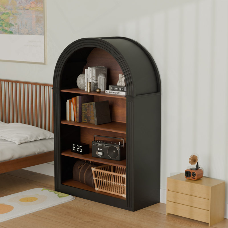 4-Tier Arched Bookshelf