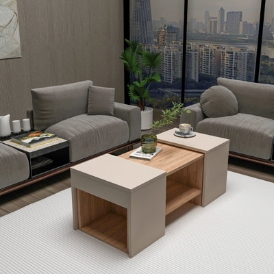 Frame Coffee Table with Storage