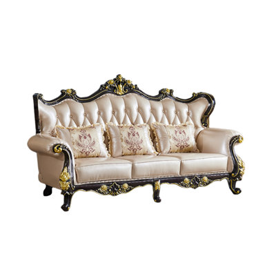 Lenno 90.5'' Leather Sofa