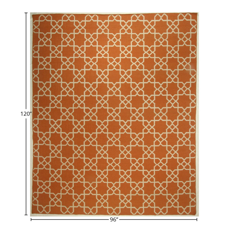 Flatweave Geometric Area Rug