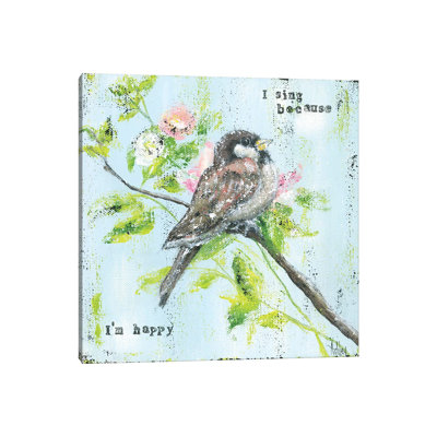 Eye On Sparrow by Ashley Bradley - Print on Canvas
