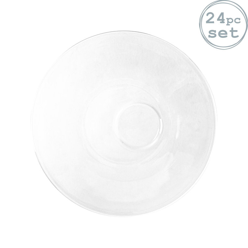 Bar Glass Espresso Saucers - 14cm4