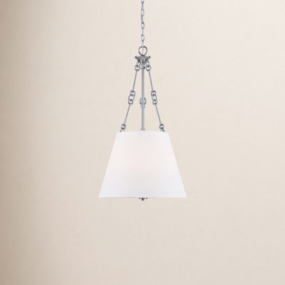 Lodi 4-Light Dimmable Fabric Cone Pendant