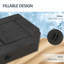 Poids de la base du parasol de patio, 175 lb Capacité en eau, 230 sable, noir extérieur, remplissable à l'eau, sable,