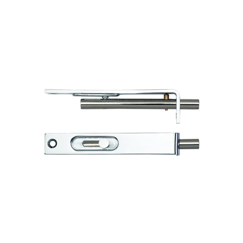 Sunk Slide Flush Bolt, Polished Chrome