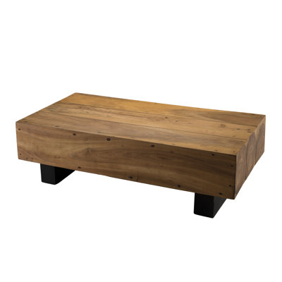 Jamir Solid Wood Sled Coffee Table